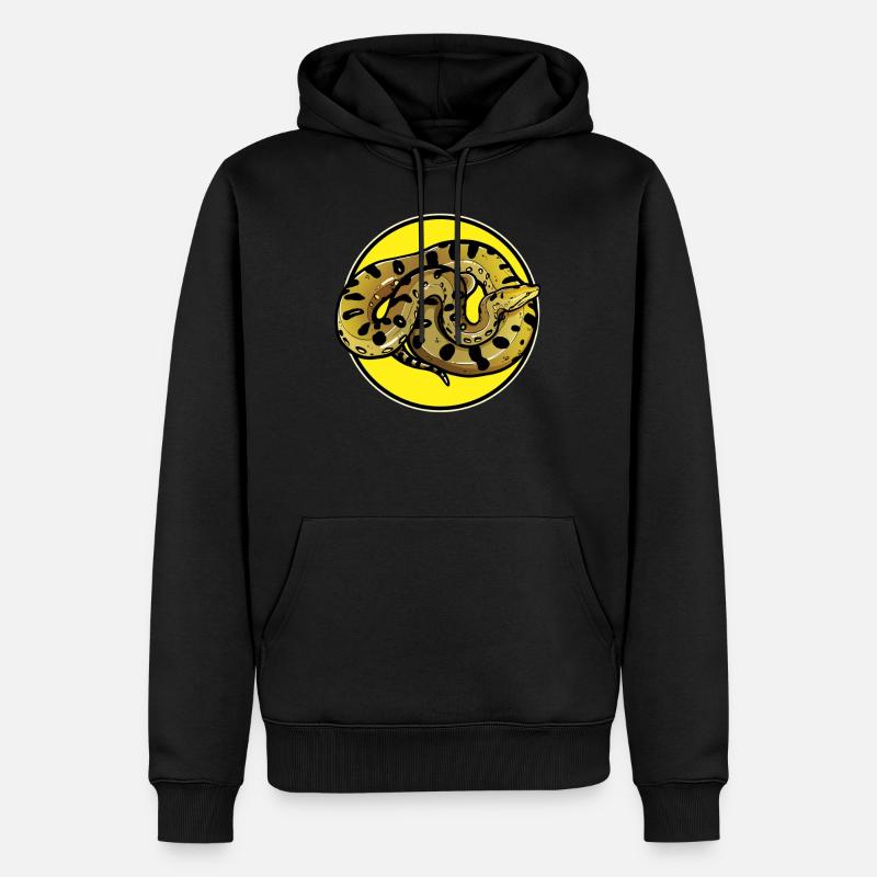 Anakondas Anakonda - Männer Premium Bio Hoodie - Schwarz