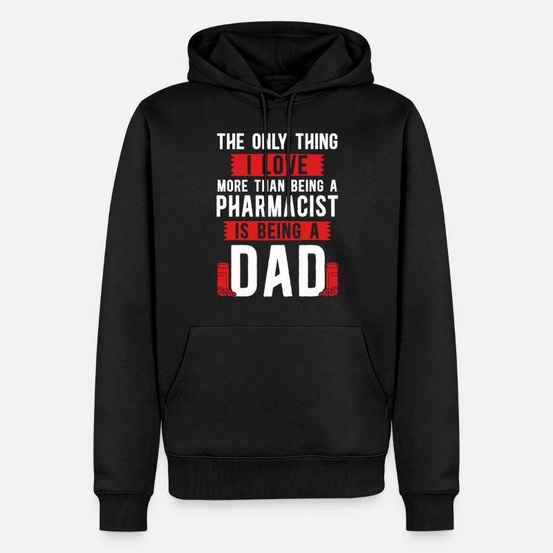 Pharmacy Tech Technician - Männer Premium Bio Hoodie - Schwarz