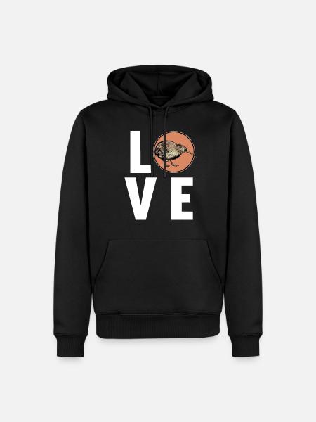 Kiwifruit Kiwi - Men’s Premium Organic Hoodie - black