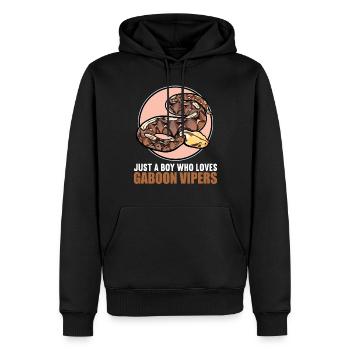 Gabon Vipers Gabon Vipers - Men’s Premium Organic Hoodie - black - Front - Nico (187cm)