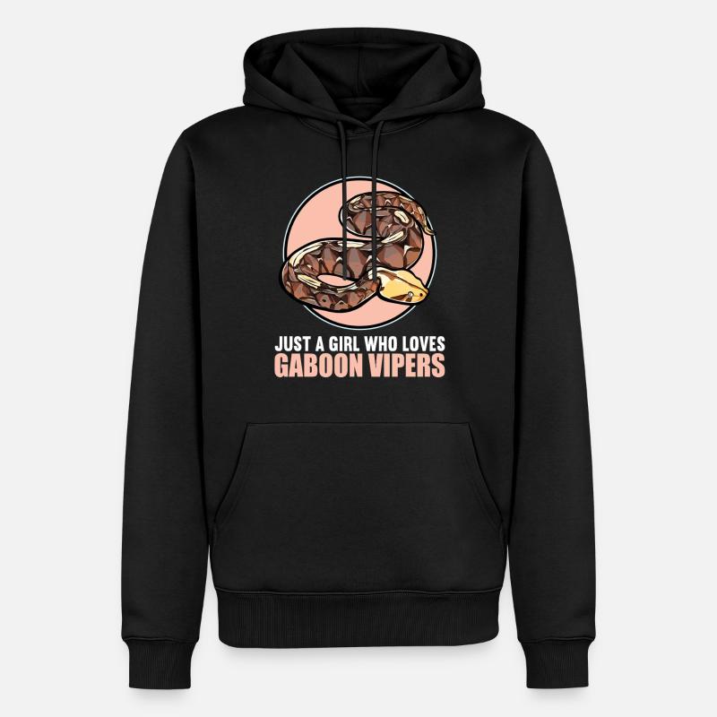 Gabon Vipers Gabon Vipers - Sweat à capuche Premium bio Homme - noir