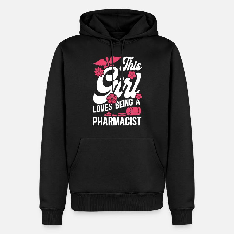 Pharmacy Tech Technician - Men’s Premium Organic Hoodie - black
