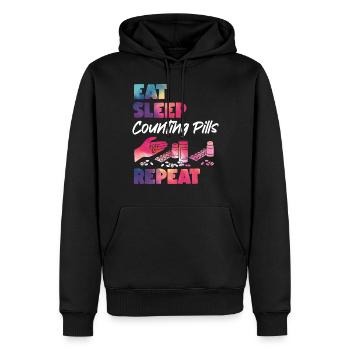Pharmacy Tech Technician - Männer Premium Bio Hoodie - Schwarz - Vorne - Nico (187cm)