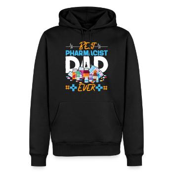 Pharmacy Tech Technician - Männer Premium Bio Hoodie - Schwarz - Vorne - Nico (187cm)