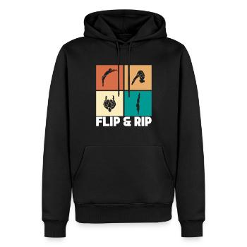 Kunstspringen Turmspringer Sprungbrett - Männer Premium Bio Hoodie - Schwarz - Vorne - Nico (187cm)