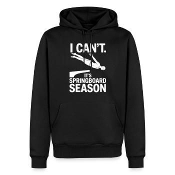 Kunstspringen Turmspringer Sprungbrett - Männer Premium Bio Hoodie - Schwarz - Vorne - Nico (187cm)