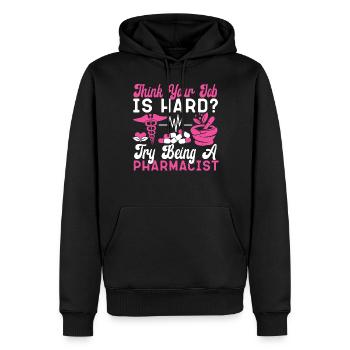Pharmacy Tech Technician - Männer Premium Bio Hoodie - Schwarz - Vorne - Nico (187cm)