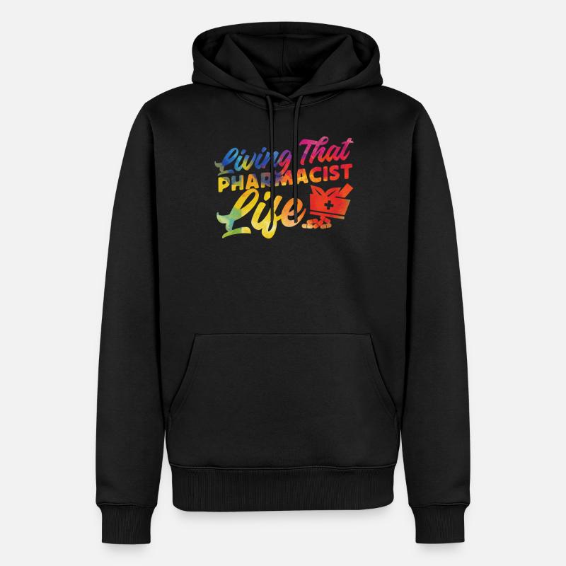 Pharmacy Tech Technician - Männer Premium Bio Hoodie - Schwarz