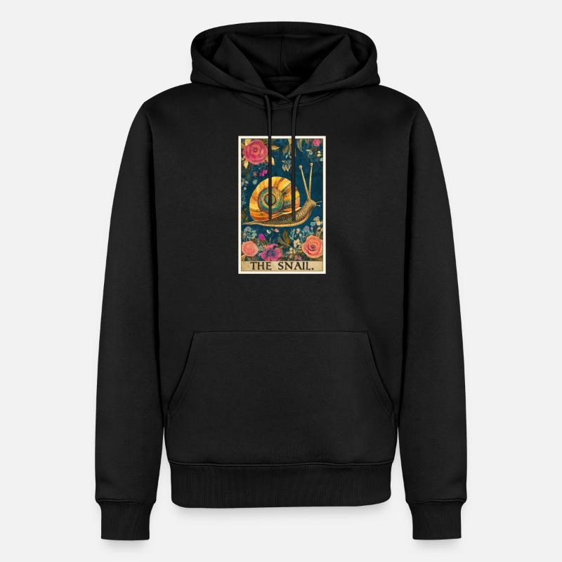 Escargots Escargot - Sweat à capuche Premium bio Homme - noir