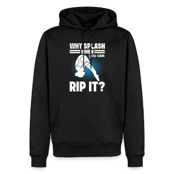 Kunstspringen Turmspringer Sprungbrett - Männer Premium Bio Hoodie - Schwarz - Vorne - Nico (187cm)