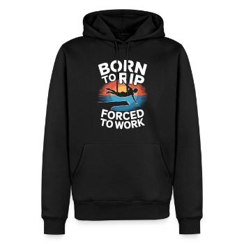 Kunstspringen Turmspringer Sprungbrett - Männer Premium Bio Hoodie - Schwarz - Vorne - Nico (187cm)