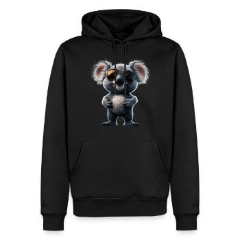 Koala Bear Australia Koala Bear Cute Koala Bears - Men’s Premium Organic Hoodie - black - Front - Nico (187cm)