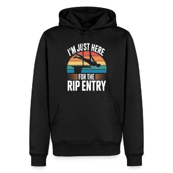 Kunstspringen Turmspringer Sprungbrett - Männer Premium Bio Hoodie - Schwarz - Vorne - Nico (187cm)