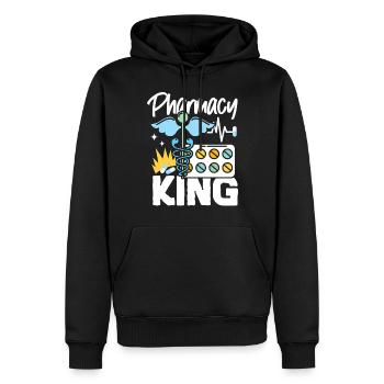 Pharmacy Tech Technician - Men’s Premium Organic Hoodie - black - Front - Nico (187cm)