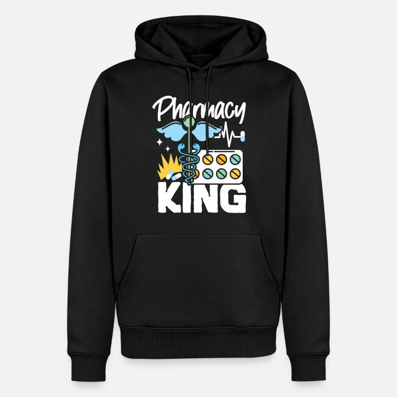 Pharmacy Tech Technician - Men’s Premium Organic Hoodie - black