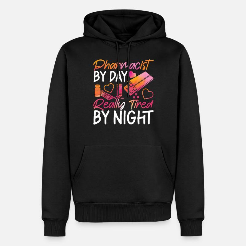Pharmacy Tech Technician - Männer Premium Bio Hoodie - Schwarz