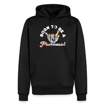 Pharmacy Tech Technician - Men’s Premium Organic Hoodie - black - Front - Nico (187cm)