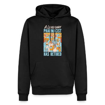 Pharmacy Tech Technician - Männer Premium Bio Hoodie - Schwarz - Vorne - Nico (187cm)