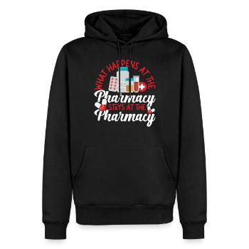 Pharmacy Tech Technician - Männer Premium Bio Hoodie - Schwarz - Vorne - Nico (187cm)