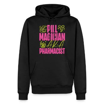 Pharmacy Tech Technician - Männer Premium Bio Hoodie - Schwarz - Vorne - Nico (187cm)