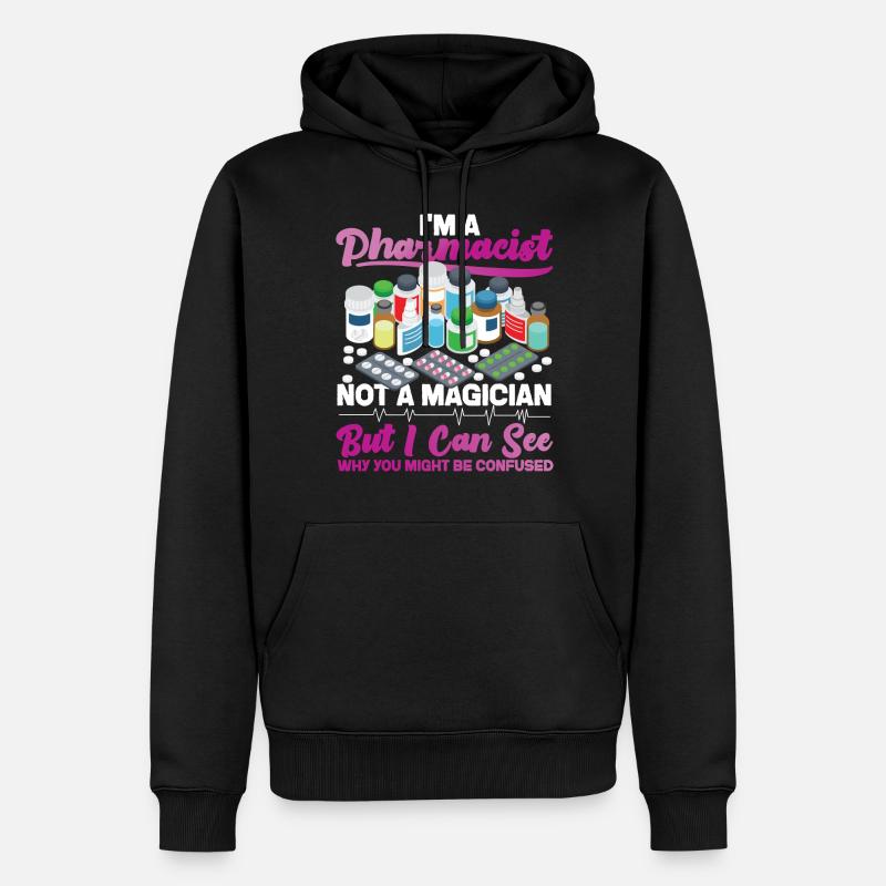 Pharmacy Tech Technician - Männer Premium Bio Hoodie - Schwarz