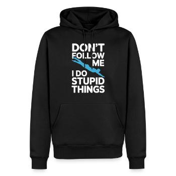 Kunstspringen Turmspringer Sprungbrett - Männer Premium Bio Hoodie - Schwarz - Vorne - Nico (187cm)
