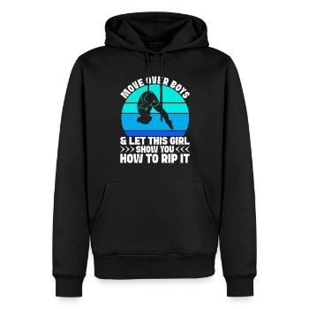 Kunstspringen Turmspringer Sprungbrett - Männer Premium Bio Hoodie - Schwarz - Vorne - Nico (187cm)