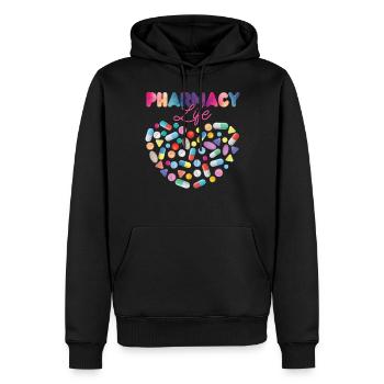 Pharmacy Tech Technician - Männer Premium Bio Hoodie - Schwarz - Vorne - Nico (187cm)