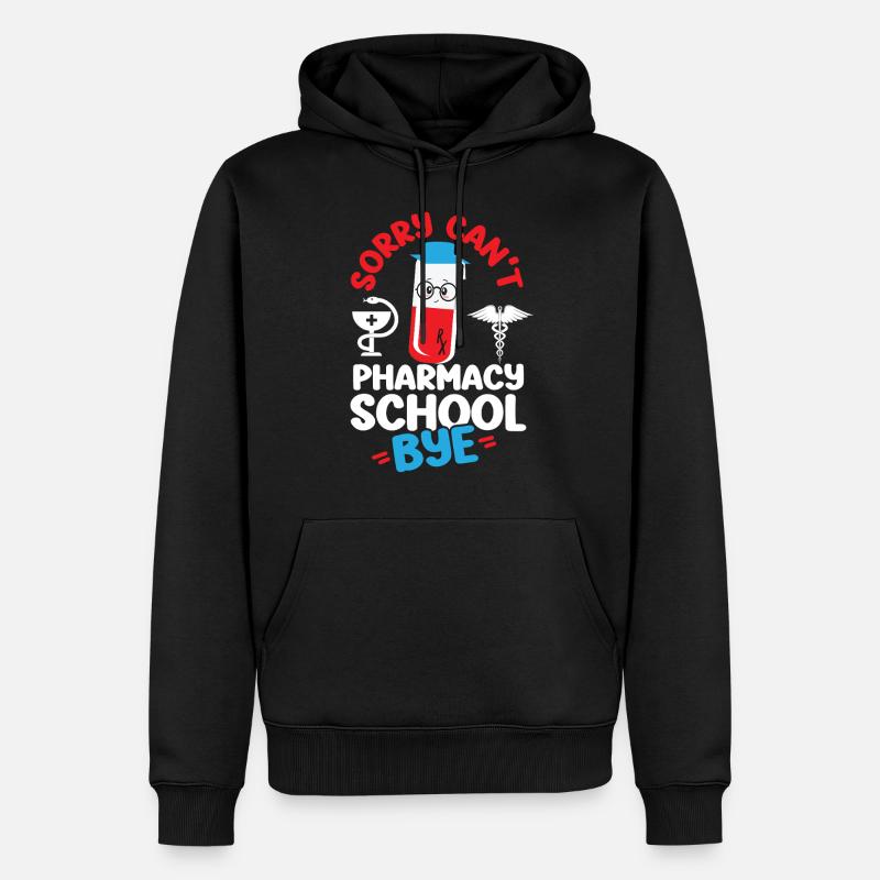 Technicien en pharmacie - Sweat à capuche Premium bio Homme - noir