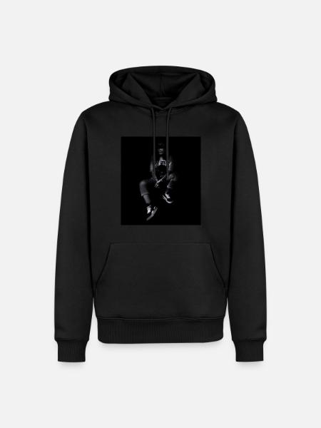 babe - Männer Premium Bio Hoodie - Schwarz