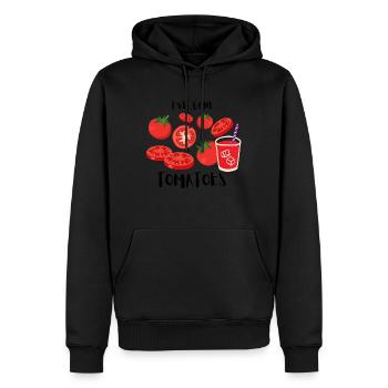 I’ve gone tomatoes - Men’s Premium Organic Hoodie - black - Front - Nico (187cm)