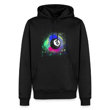 schwarze 8,billardkugel,n8,billardkugel,billard - Männer Premium Bio Hoodie - Schwarz - Vorne - Nico (187cm)