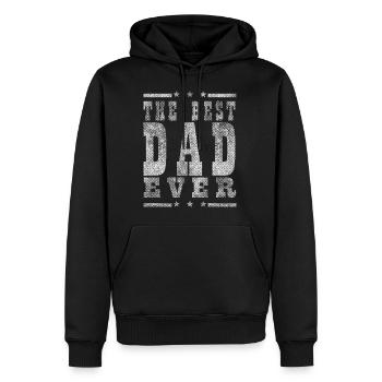 Father's gift Father's Day Best Dad's birthday daddy - Men’s Premium Organic Hoodie - black - Front - Nico (187cm)