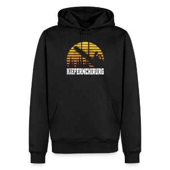 Kiefernchirurg Holzfäller Motorsäge Kettensäge - Männer Premium Bio Hoodie - Schwarz - Vorne - Nico (187cm)