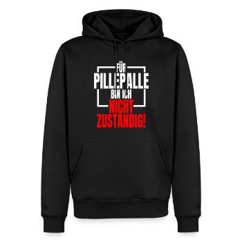 Für Pillepalle Bin Ich Nicht Zuständig Ruhrpott - Männer Premium Bio Hoodie - Schwarz - Vorne - Nico (187cm)