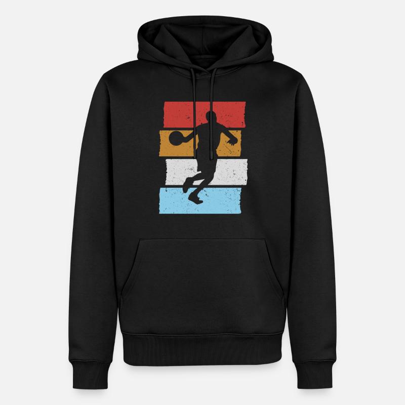 Basketteur Basketteur Sunset - Sweat à capuche Premium bio Homme - noir