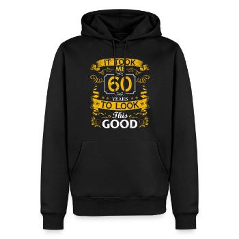 It Took Me 60 Year To Look This Good Hilarious 60t - Men’s Premium Organic Hoodie - black - Front - Nico (187cm)