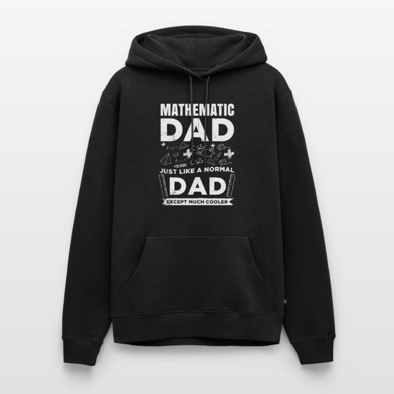 Mathematics Nerd Algebra Geometry Formula Math Men’s Premium Organic Hoodie