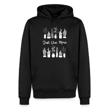 Nur noch eine Pflanze Pflanzen Garten - Männer Premium Bio Hoodie - Schwarz - Vorne - Nico (187cm)