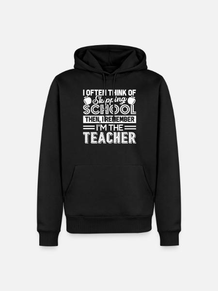 Teacher I'm The Teacher - Men’s Premium Organic Hoodie - black