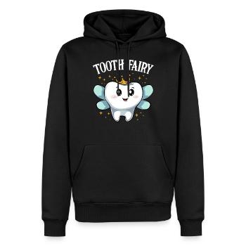 Niedliche Kawaii Zahnfee Milchzahn - Männer Premium Bio Hoodie - Schwarz - Vorne - Nico (187cm)
