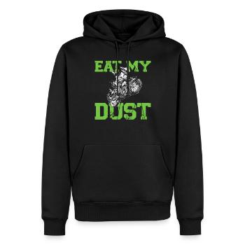 Dirt Bike Motorcross MX Rider - Männer Premium Bio Hoodie - Schwarz - Vorne - Nico (187cm)