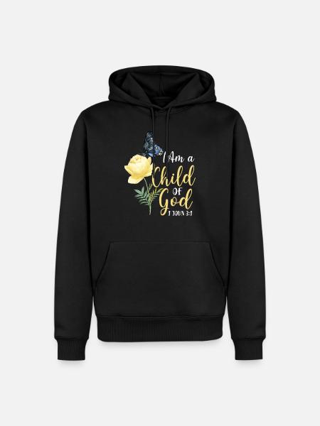 Christian Bible Verse Quote - Men’s Premium Organic Hoodie - black