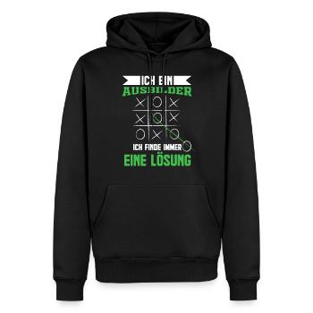 Beruf - Ausbilder lustiger Spruch für Job - Männer Premium Bio Hoodie - Schwarz - Vorne - Nico (187cm)