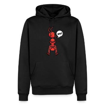 Ameise Feuerameise Insektenstaat Entemologe - Männer Premium Bio Hoodie - Schwarz - Vorne - Nico (187cm)