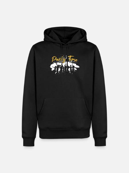 Party time - Men’s Premium Organic Hoodie - black