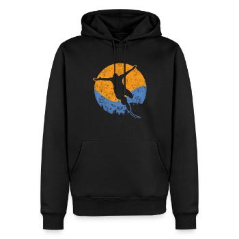 Bungee Jumping Bungee Jumpers Bungy Jumping - Männer Premium Bio Hoodie - Schwarz - Vorne - Nico (187cm)