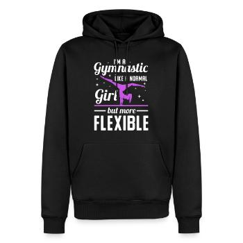 Gymnastik Sport Turnen Geschenk Handstand Akrobat - Männer Premium Bio Hoodie - Schwarz - Vorne - Nico (187cm)