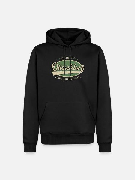 Made in Dusseldorf - Men’s Premium Organic Hoodie - black
