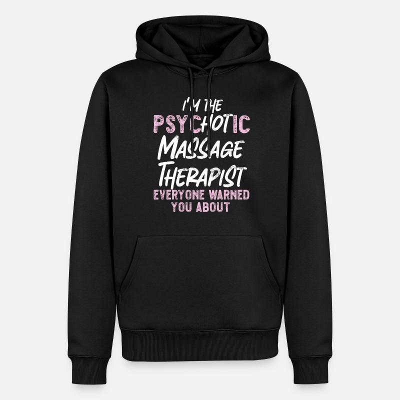 Licensed Massage Therapist Therapy - Männer Premium Bio Hoodie - Schwarz